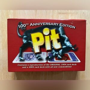 Pit Card Game 100th Anniversary Edition Reproduction 1904 Card Deck - Complete
